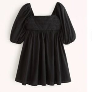 Abercrombie Emerson crunched sleeve mini dress